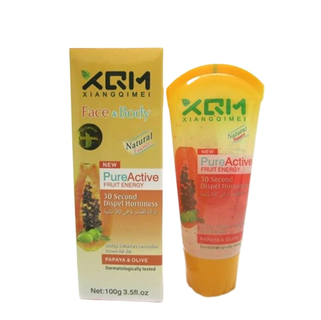 XQM Active Fruit Scrub XQM Face and Body Scrub PureActiv Facial Scrub