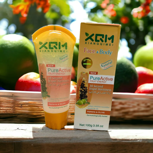 XQM Active Fruit Scrub XQM Face and Body Scrub PureActiv Facial Scrub