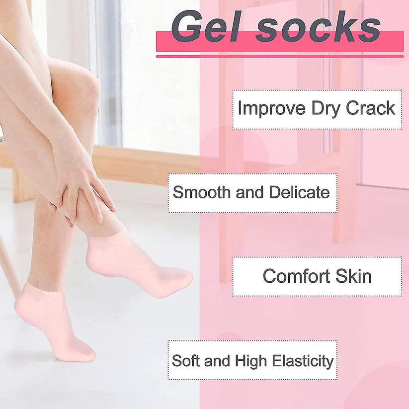 Silicone Moisturizing Socks